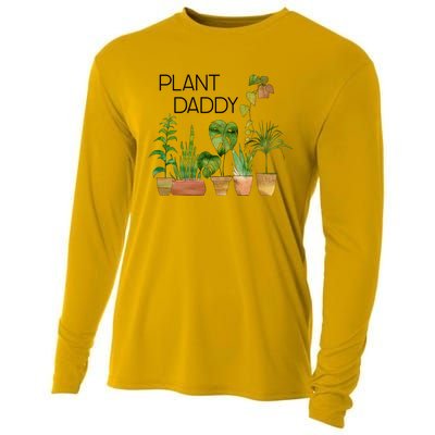 Plant Daddy House Plant Lover Monstera Dad Father Gift Cute Gift Cooling Performance Long Sleeve Crew