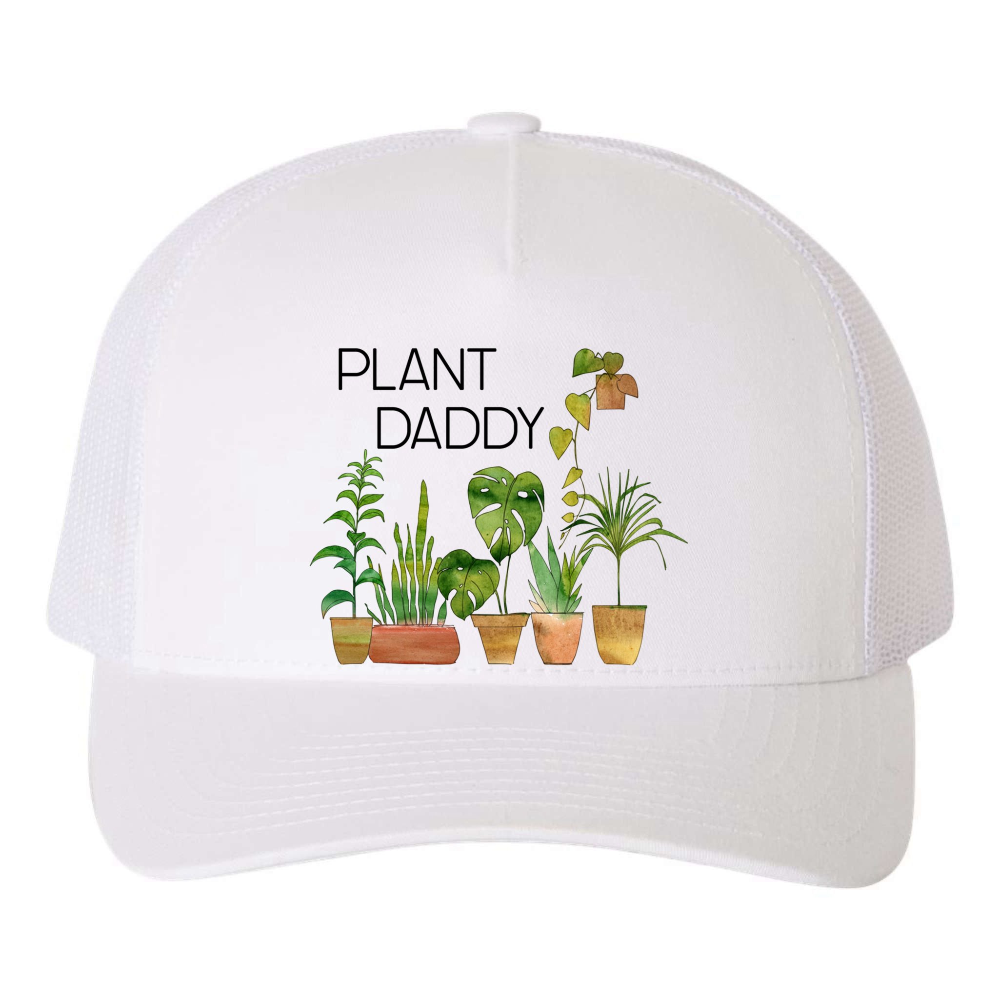Plant Daddy House Plant Lover Monstera Dad Father Gift Cute Gift Yupoong Adult 5-Panel Trucker Hat