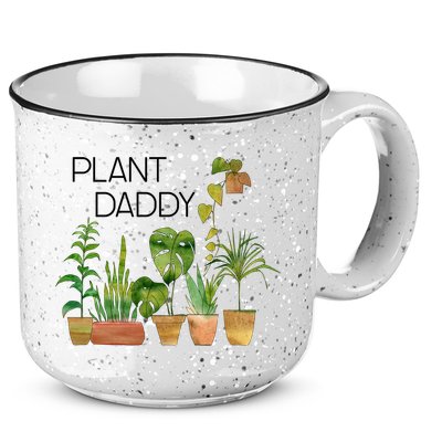 Plant Daddy House Plant Lover Monstera Dad Father Gift Cute Gift 15oz Campfire Ceramic Mug