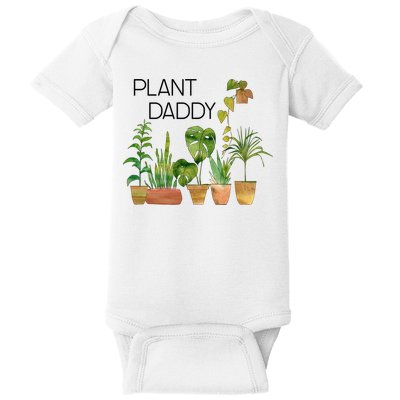 Plant Daddy House Plant Lover Monstera Dad Father Gift Cute Gift Baby Bodysuit