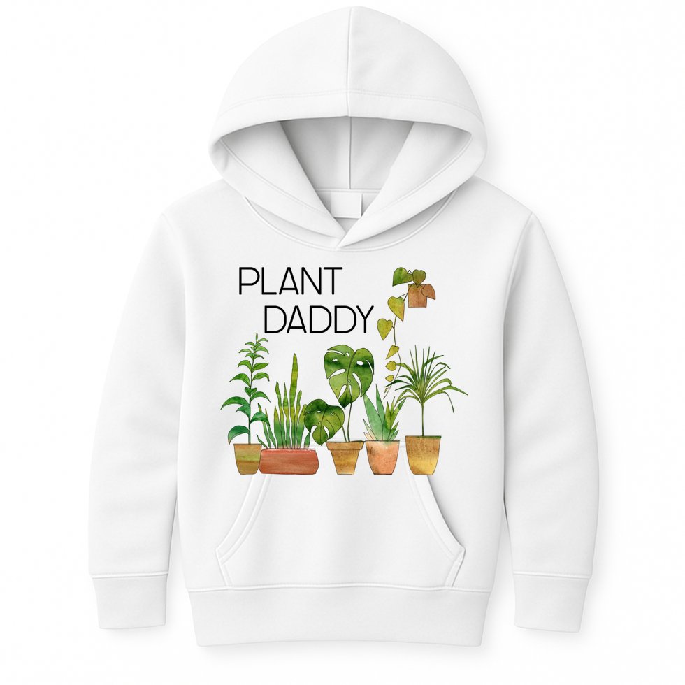 Plant Daddy House Plant Lover Monstera Dad Father Gift Cute Gift Kids Hoodie