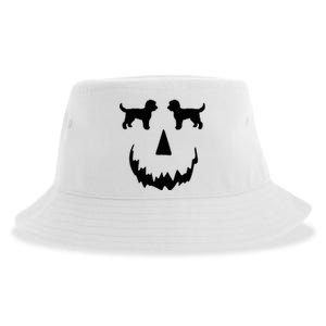 Pumpkin Doodle Halloween Goldendoodle Halloween Sustainable Bucket Hat