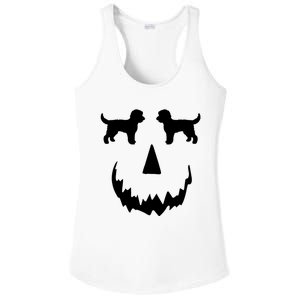 Pumpkin Doodle Halloween Goldendoodle Halloween Ladies PosiCharge Competitor Racerback Tank