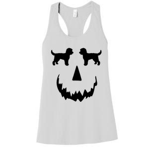 Pumpkin Doodle Halloween Goldendoodle Halloween Women's Racerback Tank