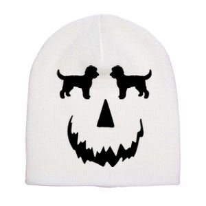 Pumpkin Doodle Halloween Goldendoodle Halloween Short Acrylic Beanie