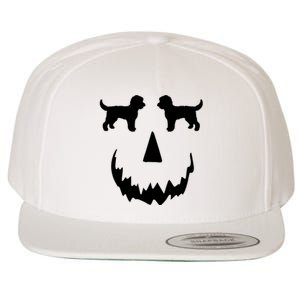 Pumpkin Doodle Halloween Goldendoodle Halloween Wool Snapback Cap