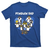 Penguin Dad Heart Shape Daddy Valentine Papa Father's Day Gift T-Shirt