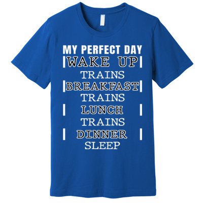 Plan Day Ing Coffee Boating Boat Lover Meaningful Gift Premium T-Shirt