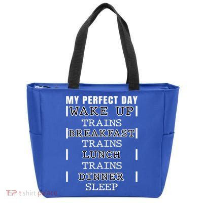 Plan Day Ing Coffee Boating Boat Lover Meaningful Gift Zip Tote Bag