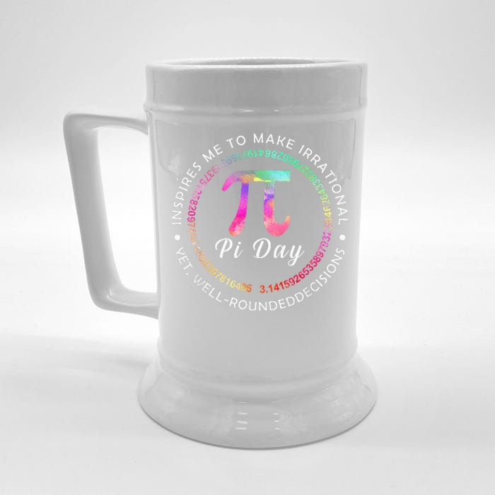 Pi Day Inspires Me To Make Irrational Decisions 3.14 Math Beer Stein