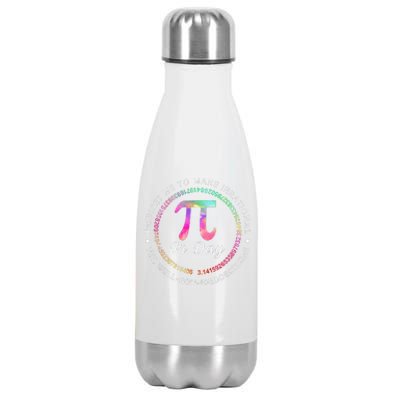 Pi Day Inspires Me To Make Irrational Decisions 3.14 Math Stainless Steel Insulated Water Bottle