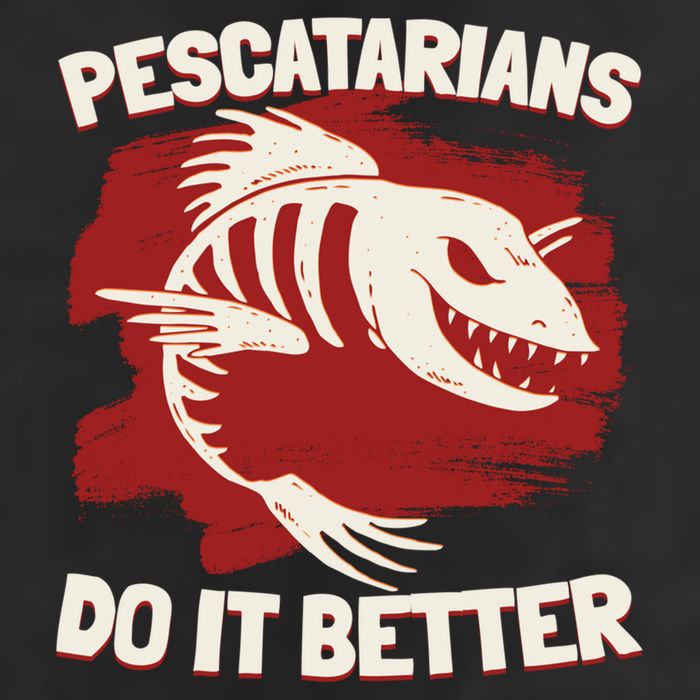 Pescatarians Do It Better Pescatarian Fish Food Gift Adult Drive Performance Visor