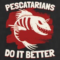 Pescatarians Do It Better Pescatarian Fish Food Gift 11oz C Handle Ceramic Mug