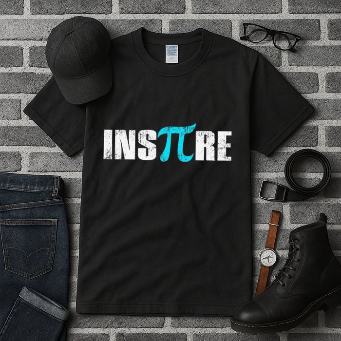 Pi Day Inspire Pi Symbol 3.14 Funny Math Teachers Students .Png Tall T-Shirt