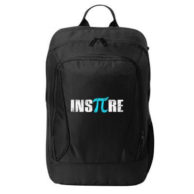 Pi Day Inspire Pi Symbol 3.14 Funny Math Teachers Students .Png City Backpack