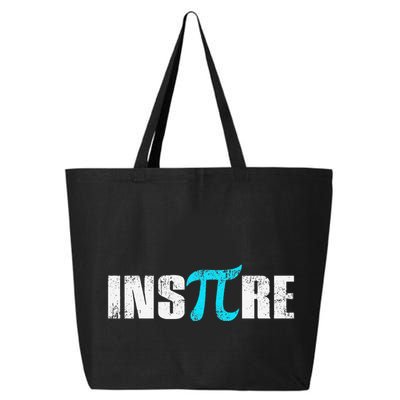 Pi Day Inspire Pi Symbol 3.14 Funny Math Teachers Students .Png 25L Jumbo Tote