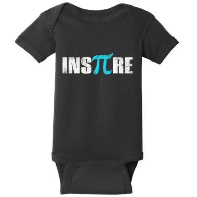 Pi Day Inspire Pi Symbol 3.14 Funny Math Teachers Students .Png Baby Bodysuit