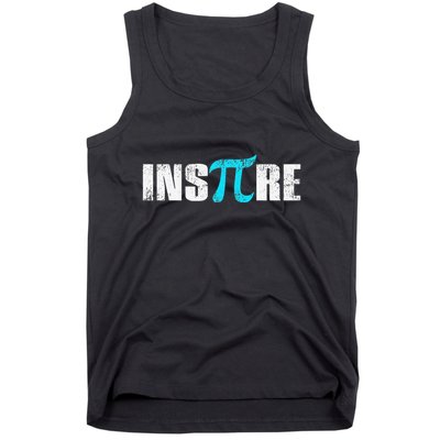 Pi Day Inspire Pi Symbol 3.14 Funny Math Teachers Students .Png Tank Top