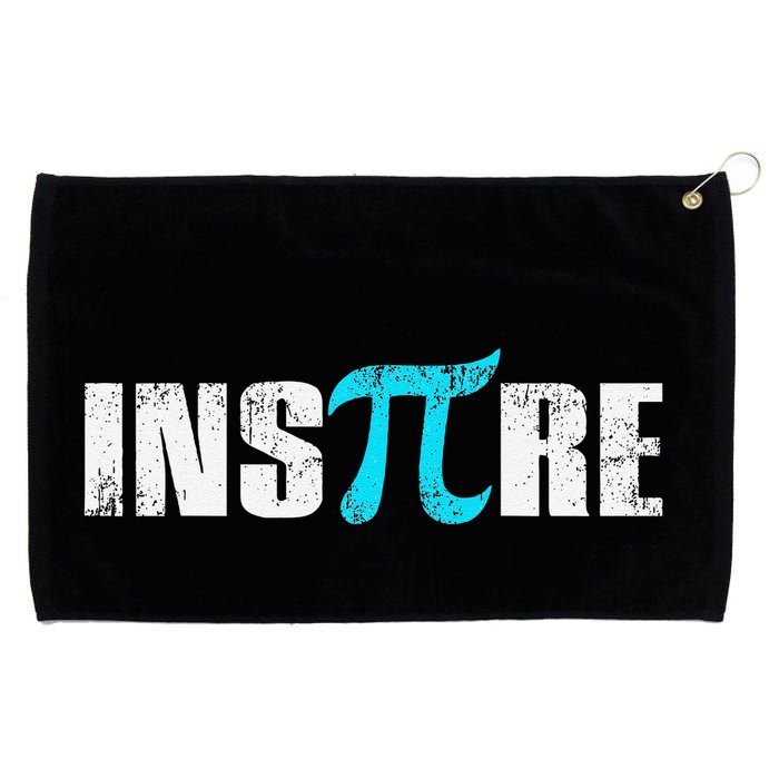 Pi Day Inspire Pi Symbol 3.14 Funny Math Teachers Students .Png Grommeted Golf Towel