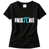 Pi Day Inspire Pi Symbol 3.14 Funny Math Teachers Students .Png Womens T-Shirt