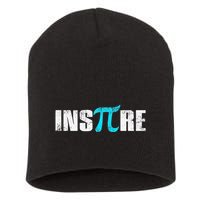 Pi Day Inspire Pi Symbol 3.14 Funny Math Teachers Students .Png Short Acrylic Beanie