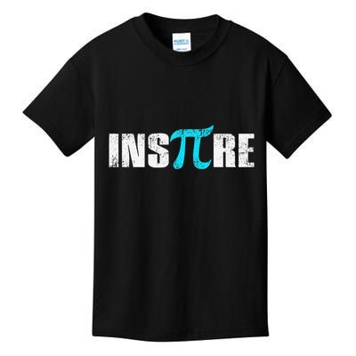 Pi Day Inspire Pi Symbol 3.14 Funny Math Teachers Students .Png Kids T-Shirt
