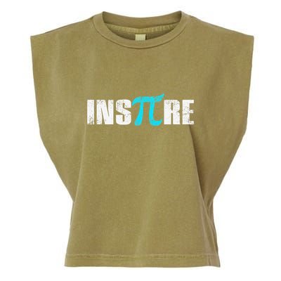 Pi Day Inspire Pi Symbol 3.14 Funny Math Teachers Students .Png Garment-Dyed Women's Muscle Tee