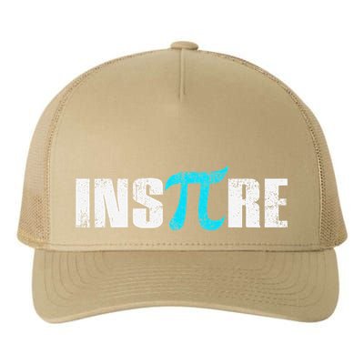 Pi Day Inspire Pi Symbol 3.14 Funny Math Teachers Students .Png Yupoong Adult 5-Panel Trucker Hat