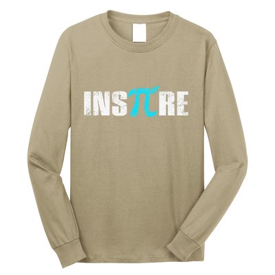Pi Day Inspire Pi Symbol 3.14 Funny Math Teachers Students .Png Long Sleeve Shirt