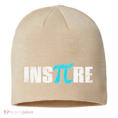 Pi Day Inspire Pi Symbol 3.14 Funny Math Teachers Students .Png Sustainable Beanie