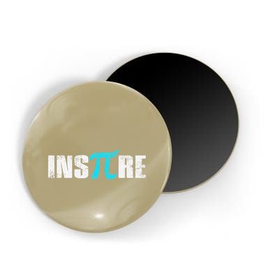 Pi Day Inspire Pi Symbol 3.14 Funny Math Teachers Students .Png Magnet