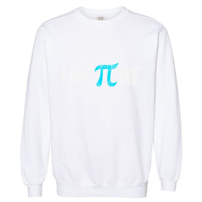 Pi Day Inspire Pi Symbol 3.14 Funny Math Teachers Students .Png Garment-Dyed Sweatshirt