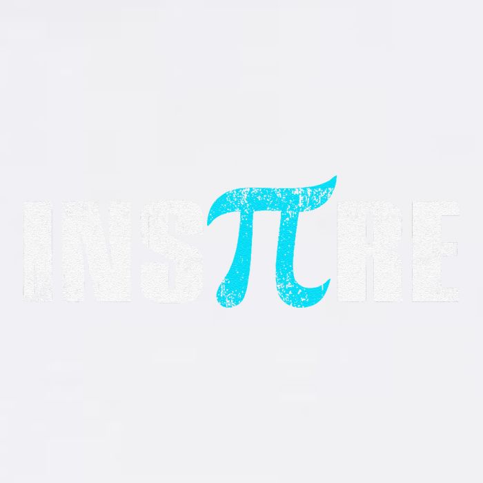 Pi Day Inspire Pi Symbol 3.14 Funny Math Teachers Students .Png Garment-Dyed Sweatshirt