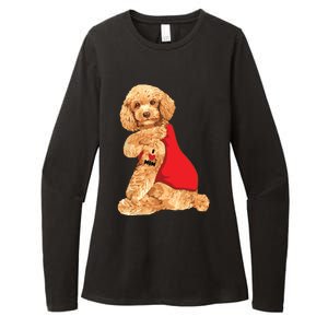 Poodle Dog I Love Mom Tattoo Lover Funny Gift Womens CVC Long Sleeve Shirt