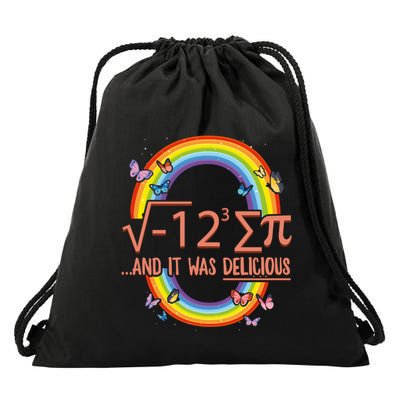 Pi Day I Ate Sum Pi Equation Math Teacher 3 14 Mathematics Funny Gift Drawstring Bag