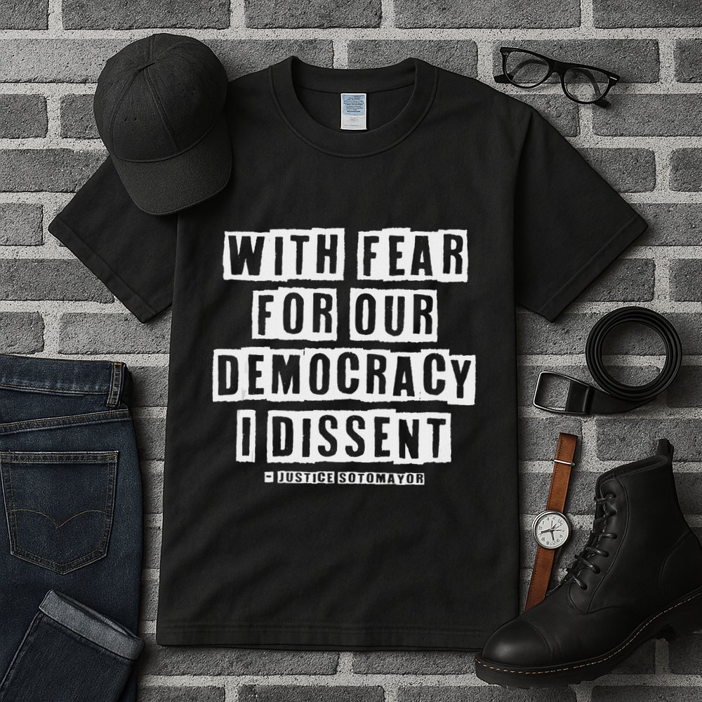 Pro Democracy I Dissent Strong Support Tall T-Shirt