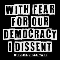 Pro Democracy I Dissent Strong Support Youth Performance Sprint T-Shirt