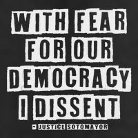 Pro Democracy I Dissent Strong Support Golf Towel