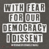 Pro Democracy I Dissent Strong Support Cotton Canvas Backpack