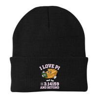 Pi Day I Love Pi 3 14159 And Beyond Funny Math Geek Pi Day Gift Knit Cap Winter Beanie