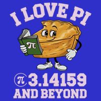 Pi Day I Love Pi 3 14159 And Beyond Funny Math Geek Pi Day Gift Full-Length Apron With Pockets