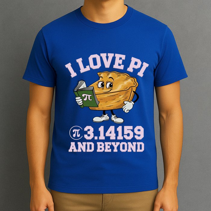 Pi Day I Love Pi 3 14159 And Beyond Funny Math Geek Pi Day Gift T-Shirt