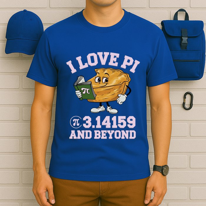 Pi Day I Love Pi 3 14159 And Beyond Funny Math Geek Pi Day Gift T-Shirt