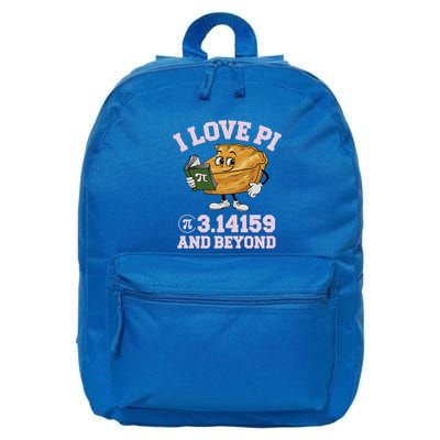 Pi Day I Love Pi 3 14159 And Beyond Funny Math Geek Pi Day Gift 16 in Basic Backpack
