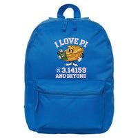 Pi Day I Love Pi 3 14159 And Beyond Funny Math Geek Pi Day Gift 16 in Basic Backpack
