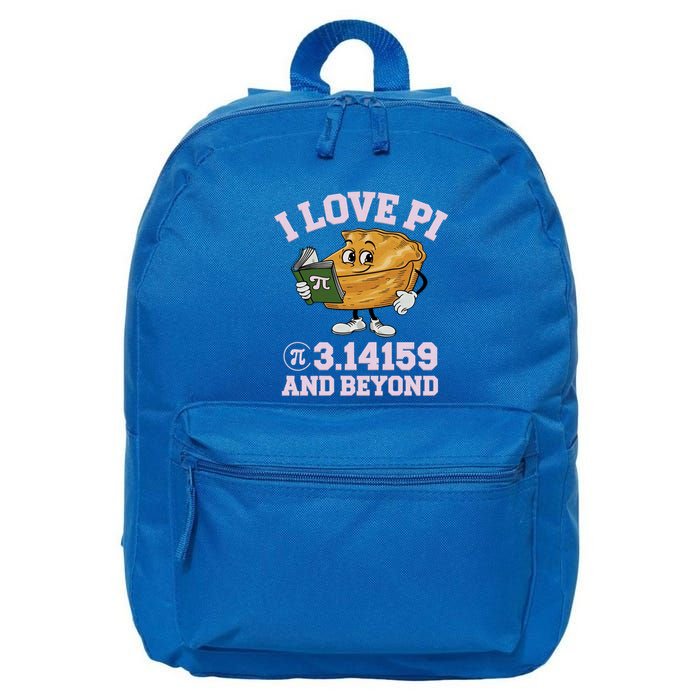 Pi Day I Love Pi 3 14159 And Beyond Funny Math Geek Pi Day Gift 16 in Basic Backpack