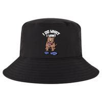 Pitbull Dog I Do What I Want Cool Comfort Performance Bucket Hat