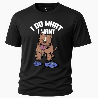Pitbull Dog I Do What I Want Performance Shirt