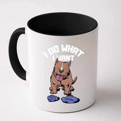 Pitbull Dog I Do What I Want Mug