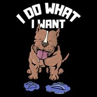 Pitbull Dog I Do What I Want 16oz Travel Tumbler